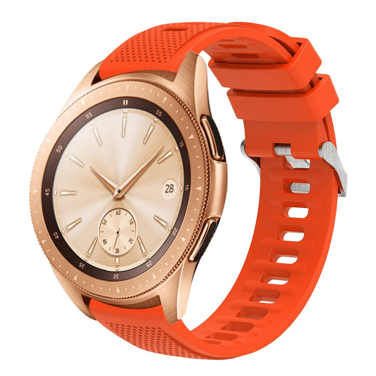 Super Fed Silikone Universal Rem passer til Smartwatch - Orange#serie_2