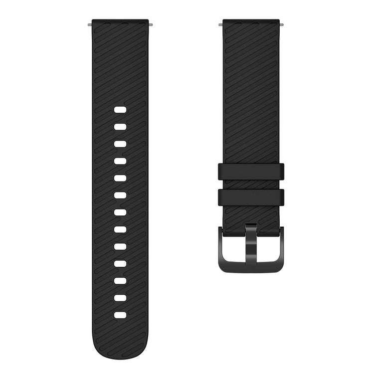 Cool Silikone Universal Rem passer til Smartwatch - Sort#serie_6