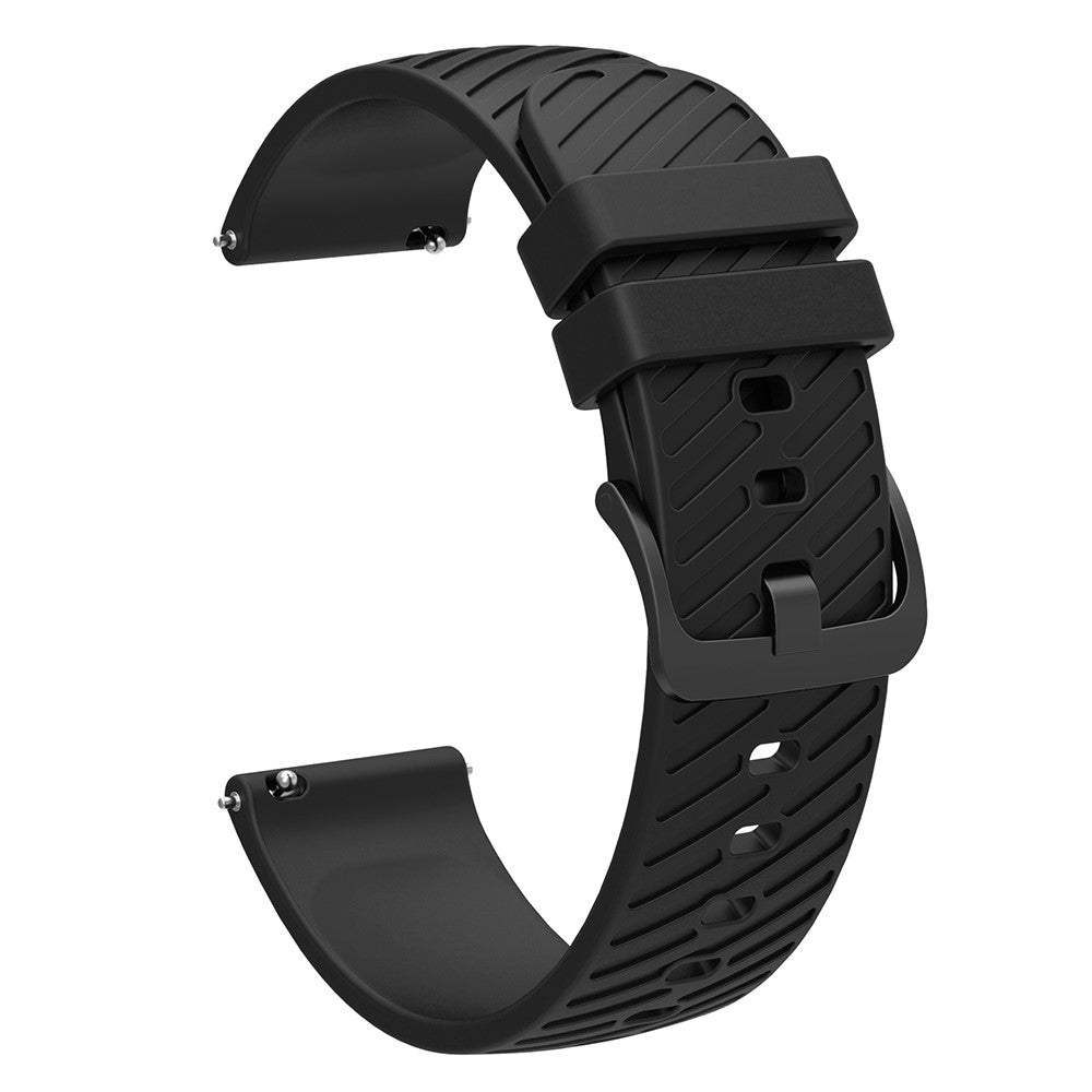 Cool Silikone Universal Rem passer til Smartwatch - Sort#serie_6