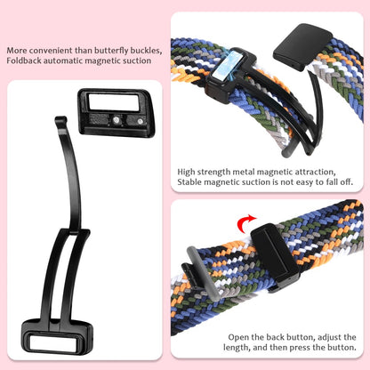Stilren Nylon Universal Rem passer til Smartwatch - Blå#serie_2