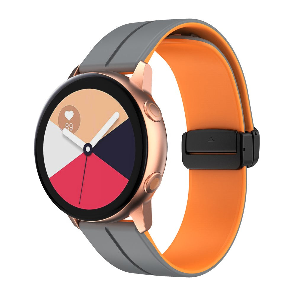 Helt Vildt Kønt Silikone Universal Rem passer til Smartwatch - Orange#serie_3