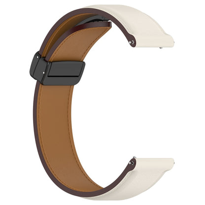 Helt Vildt Flot Ægte Læder Universal Rem passer til Smartwatch - Hvid#serie_5