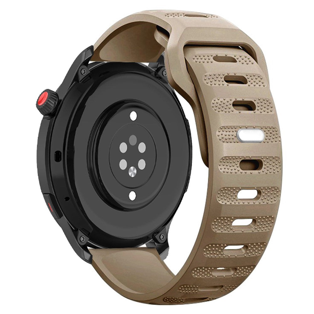 Fremragende Silikone Universal Rem passer til Smartwatch - Beige#serie_10