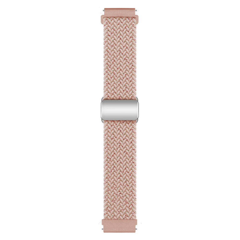 Vildt Smuk Metal Og Nylon Universal Rem passer til Smartwatch - Pink#serie_12