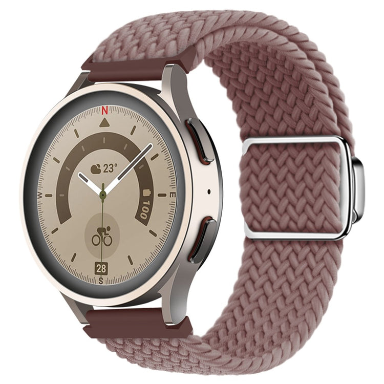 Vildt Smuk Metal Og Nylon Universal Rem passer til Smartwatch - Lilla#serie_14