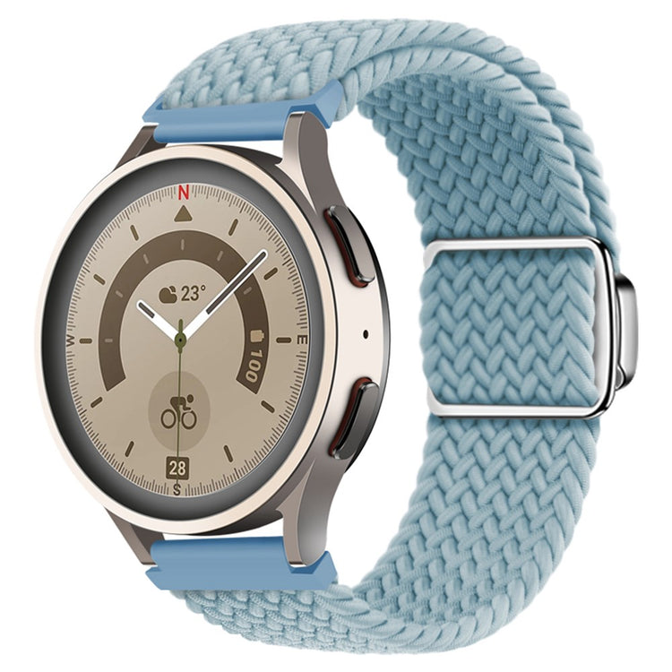 Vildt Smuk Metal Og Nylon Universal Rem passer til Smartwatch - Grøn#serie_15