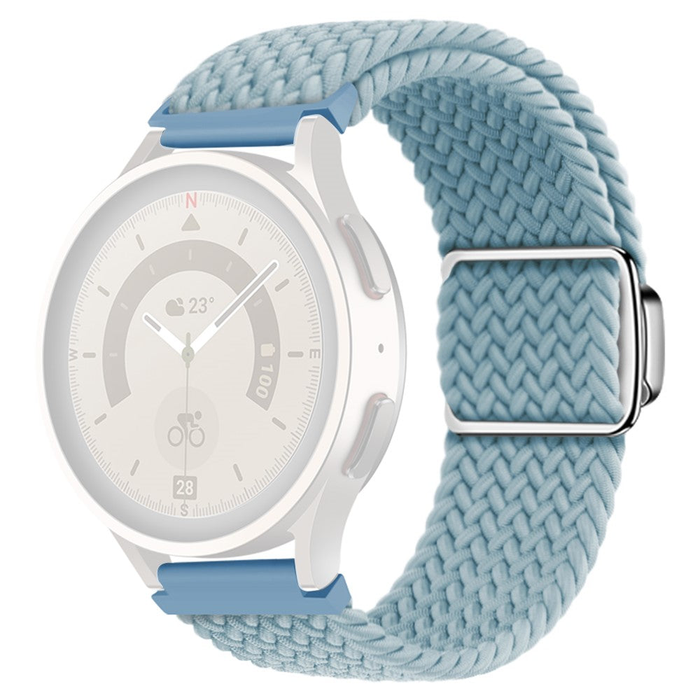 Vildt Smuk Metal Og Nylon Universal Rem passer til Smartwatch - Grøn#serie_15