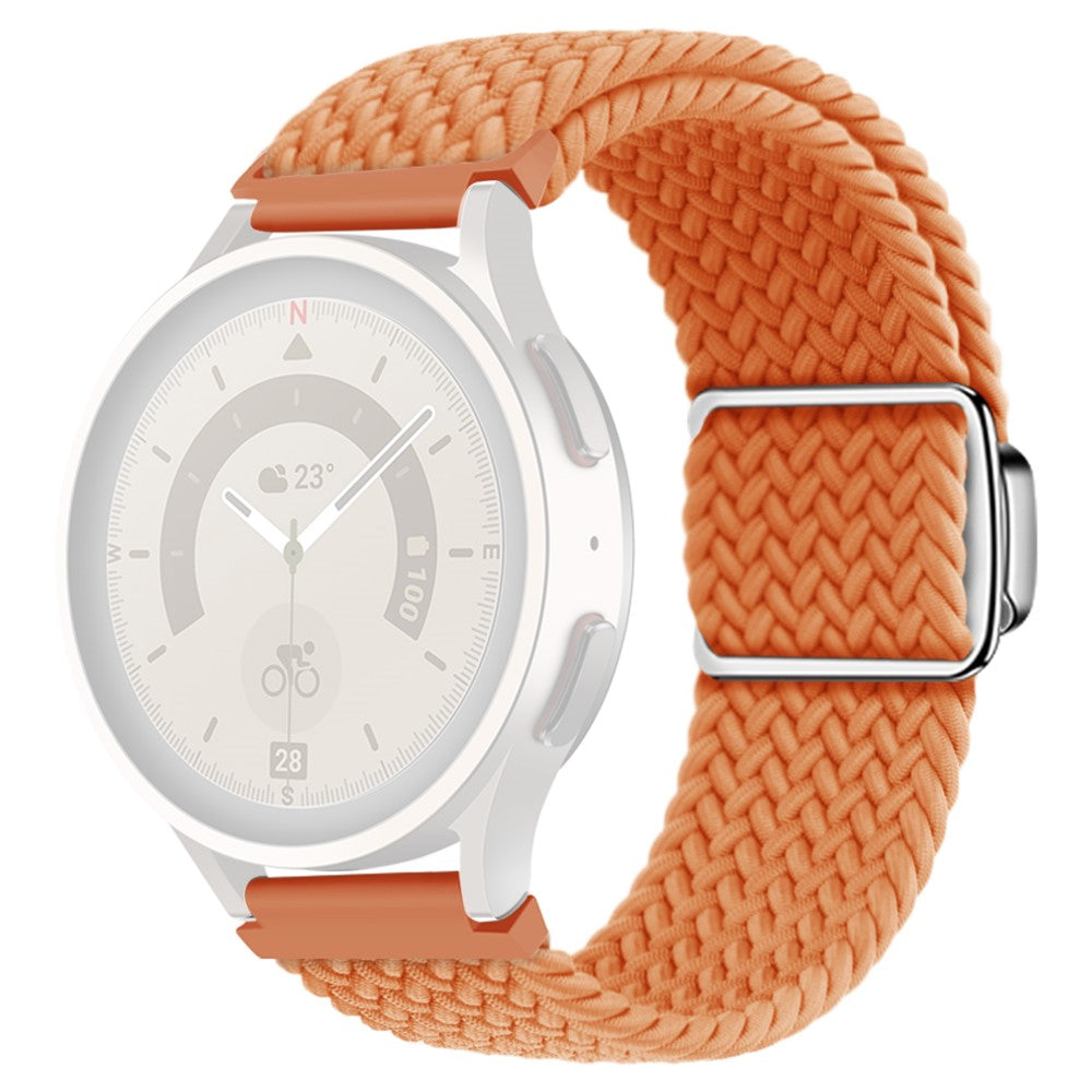 Vildt Smuk Metal Og Nylon Universal Rem passer til Smartwatch - Orange#serie_2