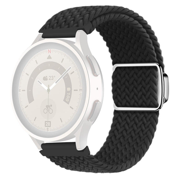 Vildt Smuk Metal Og Nylon Universal Rem passer til Smartwatch - Sort#serie_5