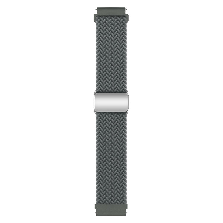 Vildt Smuk Metal Og Nylon Universal Rem passer til Smartwatch - Sølv#serie_8