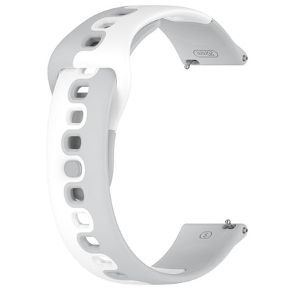Vildt Nydelig Silikone Universal Rem passer til Smartwatch - Sølv#serie_8