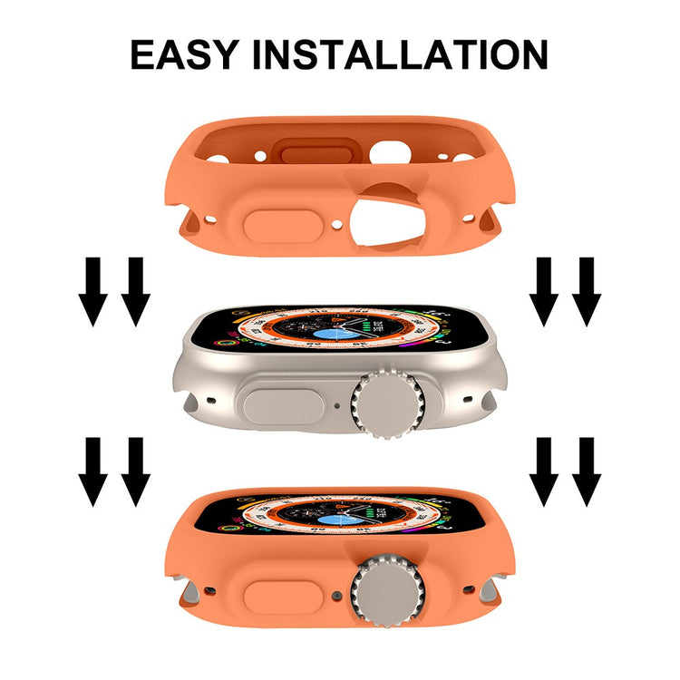 Fint Apple Watch Ultra Silikone Cover - Sølv#serie_3