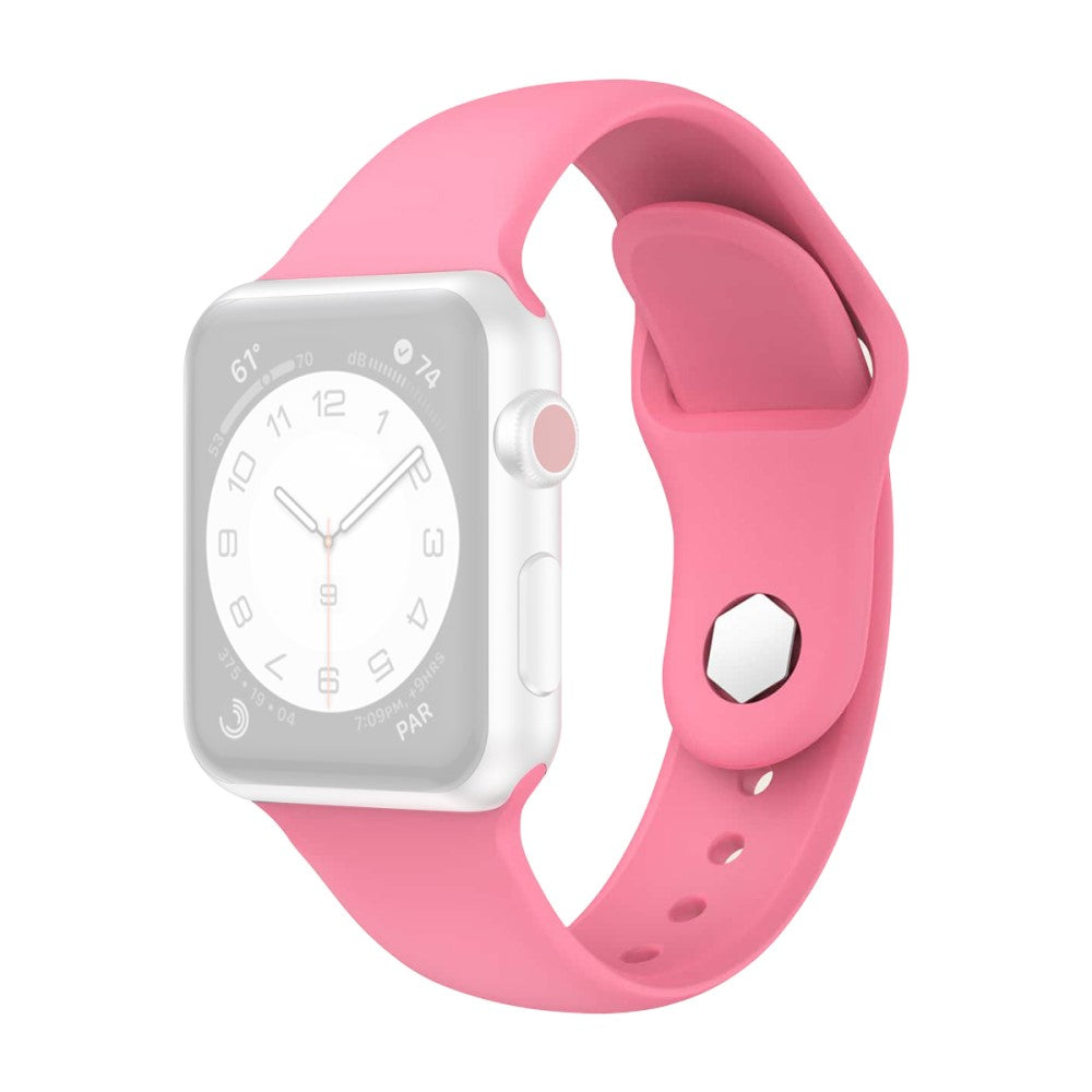 Super Nydelig Silikone Rem passer til Apple Watch Ultra - Pink#serie_4