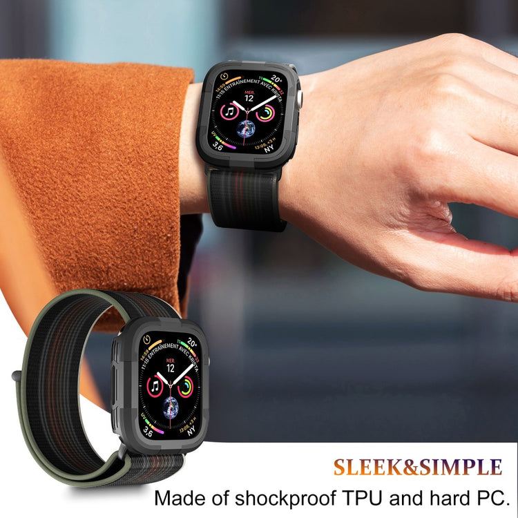 Beskyttende Silikone Bumper passer til Apple Watch Ultra - Sort#serie_2