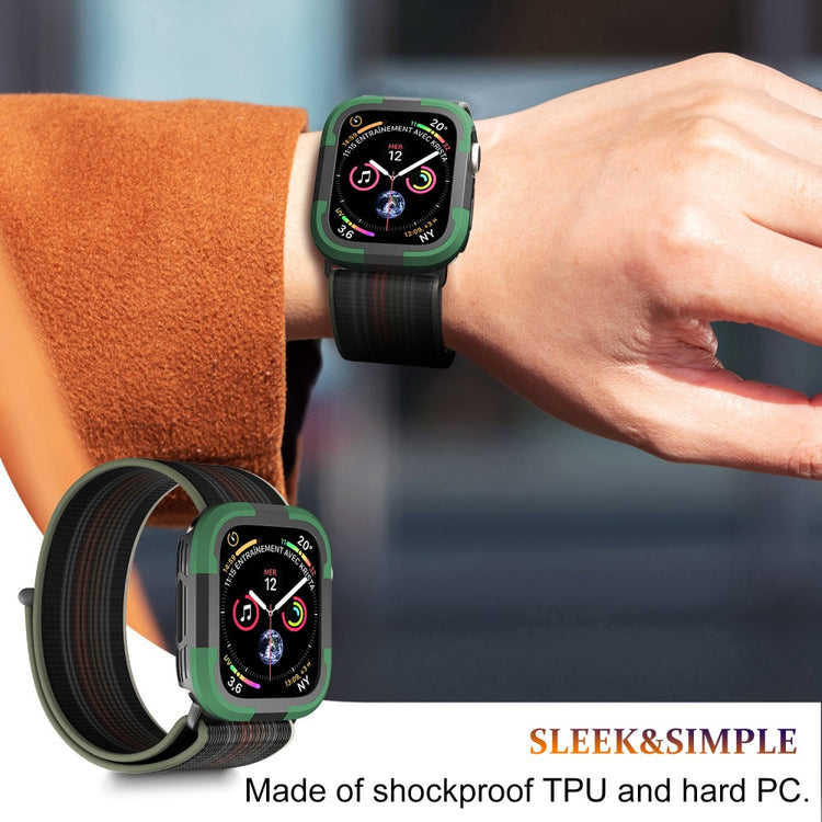 Beskyttende Silikone Bumper passer til Apple Watch Ultra - Grøn#serie_4