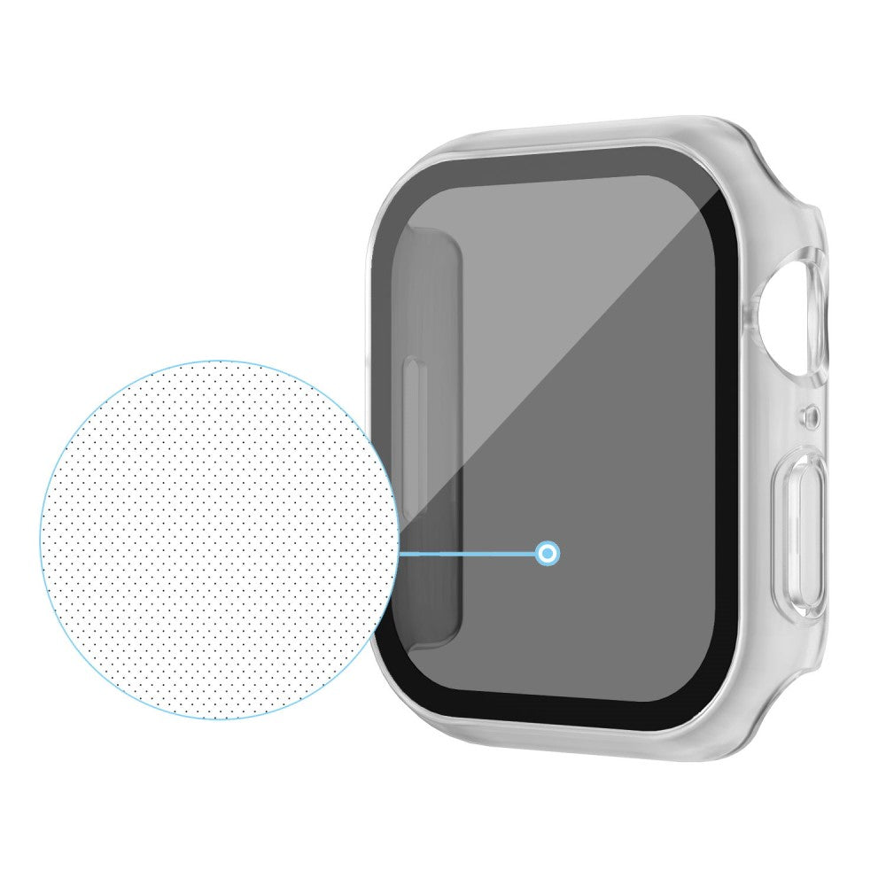 Meget Godt Cover med Skærmbeskytter i Plastik og Hærdet Glas passer til Apple Watch Ultra - Gennemsigtig#serie_1