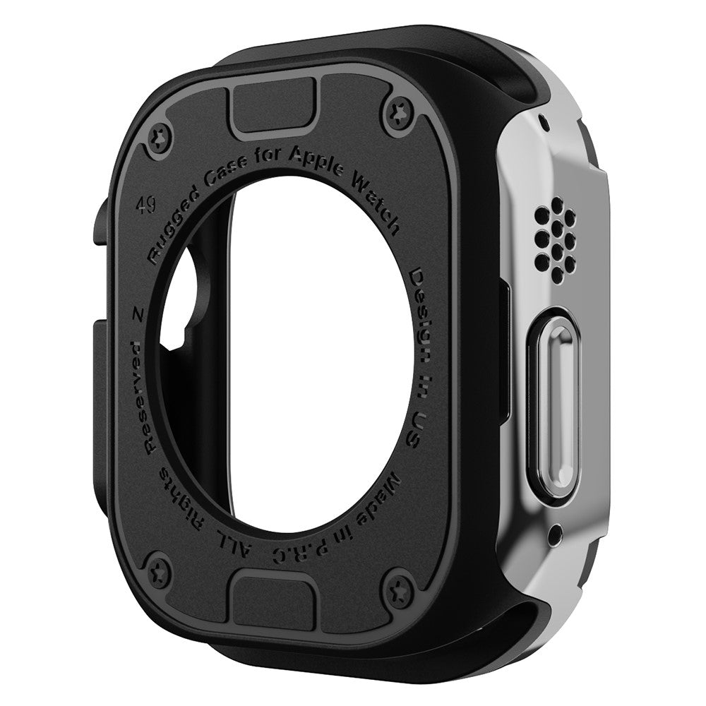 Vildt Flot Silikone Cover passer til Apple Watch Ultra - Sølv#serie_8