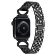 Trwały Apple Smartwatch Metal I Stras Uniwersalne Pasek