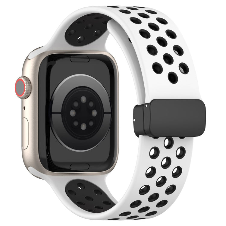 Alle Tiders Silikone Universal Rem passer til Apple Smartwatch - Hvid#serie_6