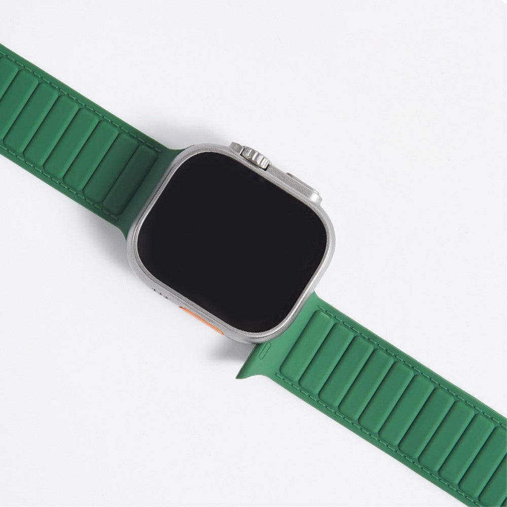 Super Sejt Silikone Universal Rem passer til Apple Smartwatch - Brun#serie_11