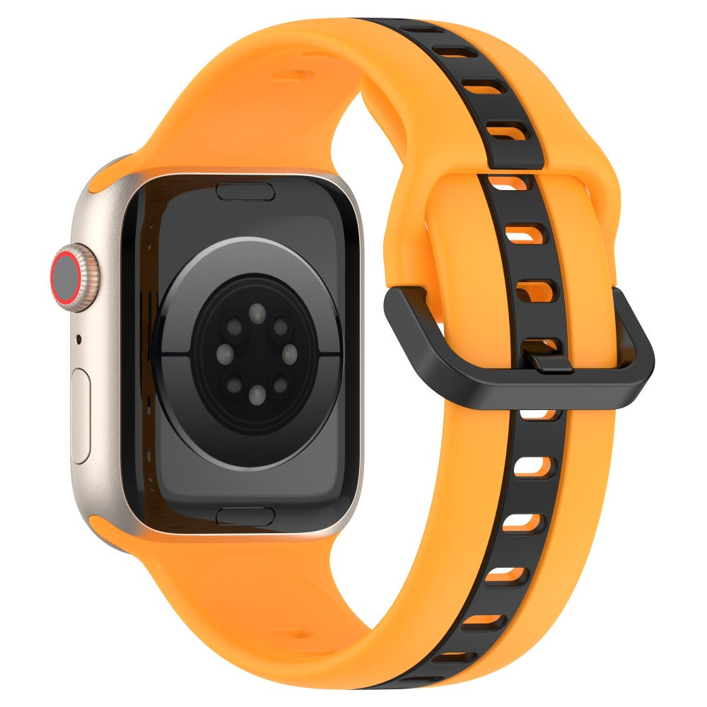 Vildt Elegant Silikone Universal Rem passer til Apple Smartwatch - Gul#serie_8