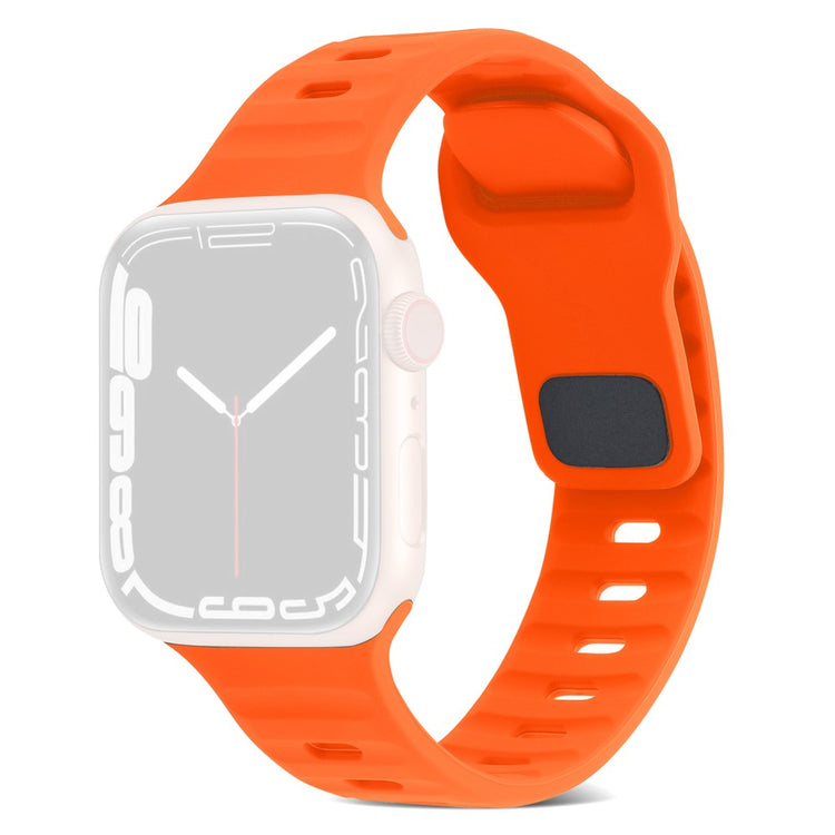 Mega Fantastisk Silikone Universal Rem passer til Apple Smartwatch - Orange#serie_3