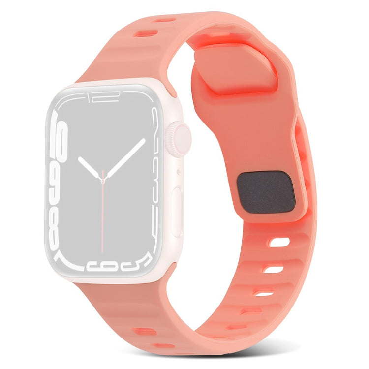 Mega Fantastisk Silikone Universal Rem passer til Apple Smartwatch - Pink#serie_4