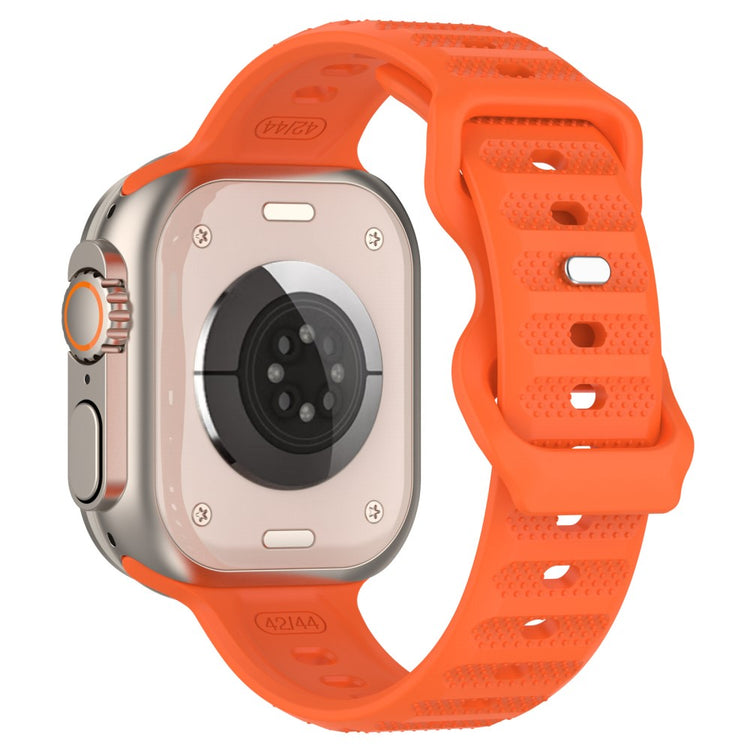 Eminent Metal Og Silikone Universal Rem passer til Apple Smartwatch - Orange#serie_3