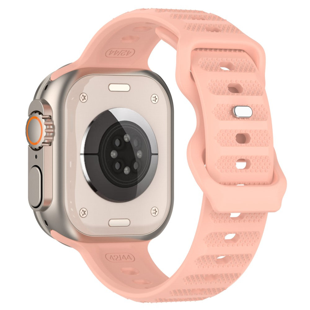 Eminent Metal Og Silikone Universal Rem passer til Apple Smartwatch - Pink#serie_4