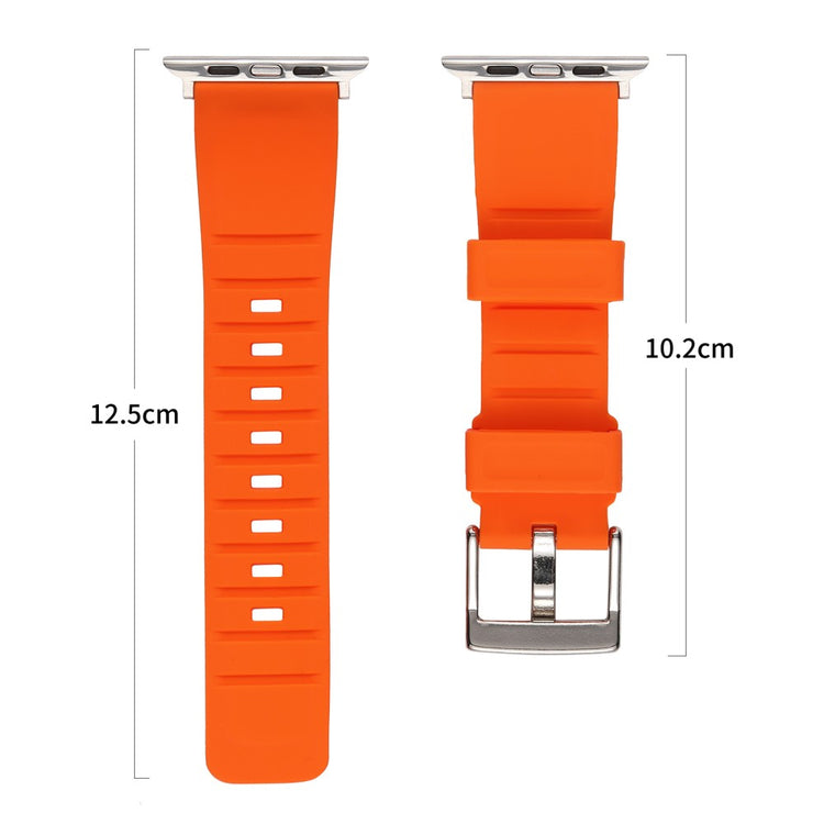 Meget Holdbart Silikone Universal Rem passer til Apple Smartwatch - Orange#serie_1