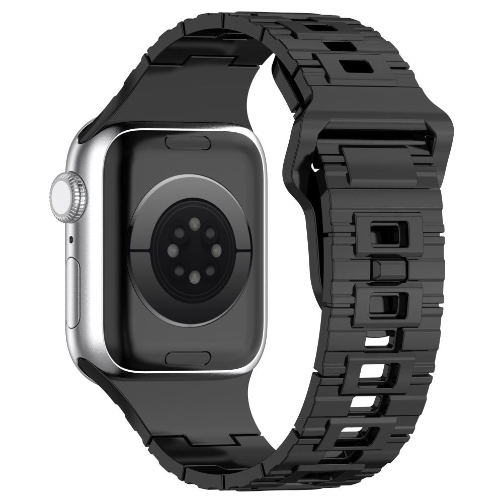 Mega Fantastisk Silikone Universal Rem passer til Apple Smartwatch - Sort#serie_1