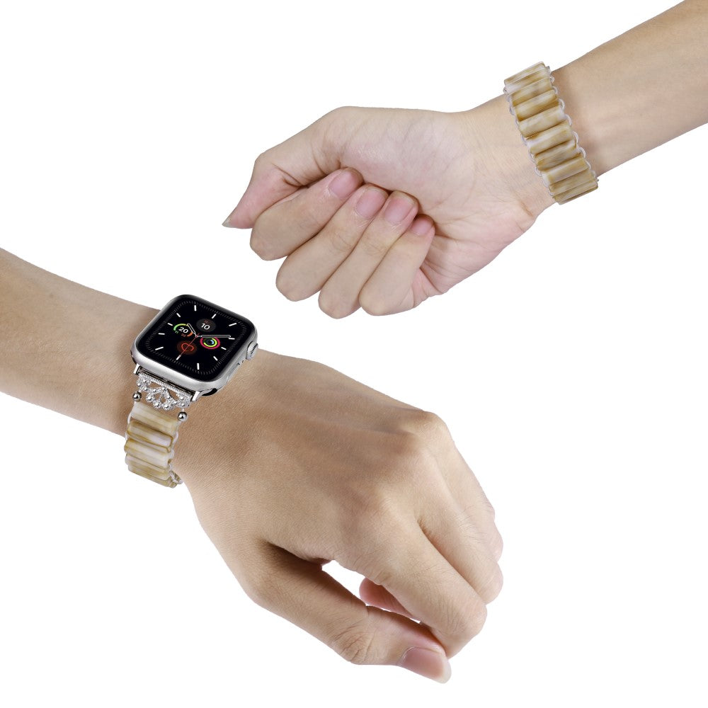 Vildt Fantastisk Plastik Universal Rem passer til Apple Smartwatch - Brun#serie_6