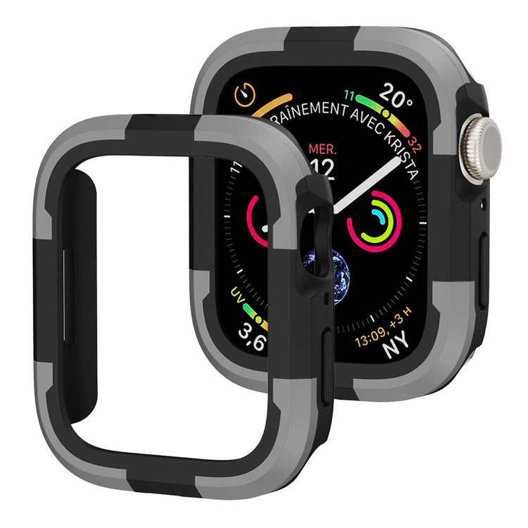 Beskyttende Silikone Universal Bumper passer til Apple Smartwatch - Sølv#serie_1