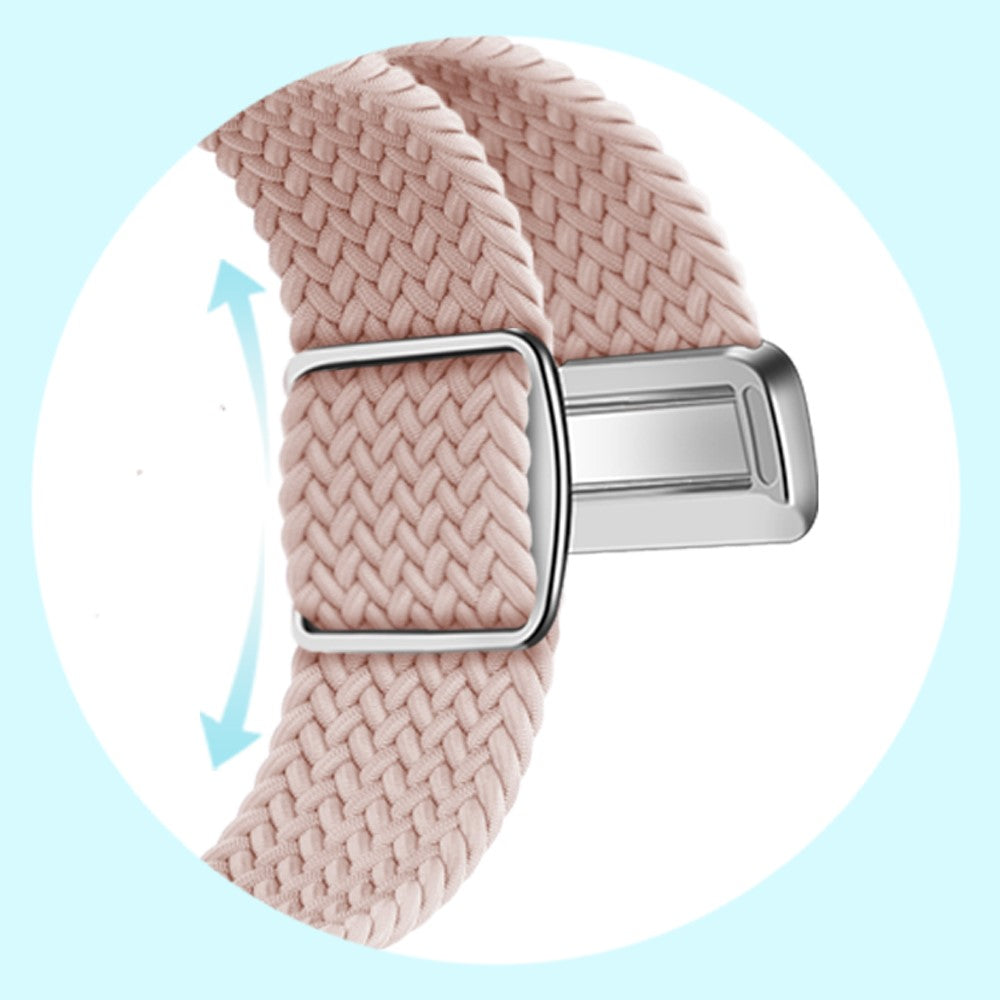 Apple Watch Series 9 41mm nylon braided strap - Starlight Color Dots#serie_12