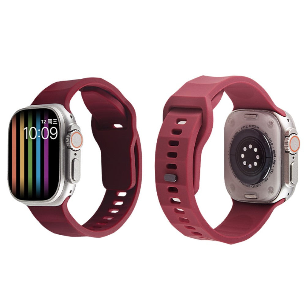 Mega Komfortabel Silikone Universal Rem passer til Apple Smartwatch - Pink#serie_5