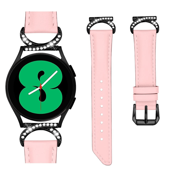 Vildt Flot Kunstlæder Universal Rem passer til Samsung Smartwatch - Pink#serie_2