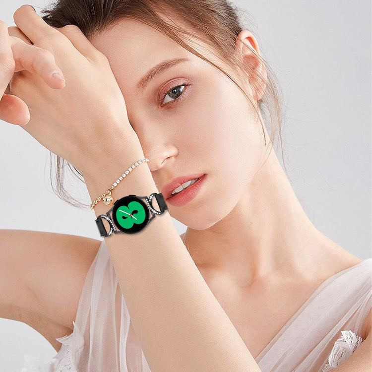 Vildt Flot Kunstlæder Universal Rem passer til Samsung Smartwatch - Sort#serie_3