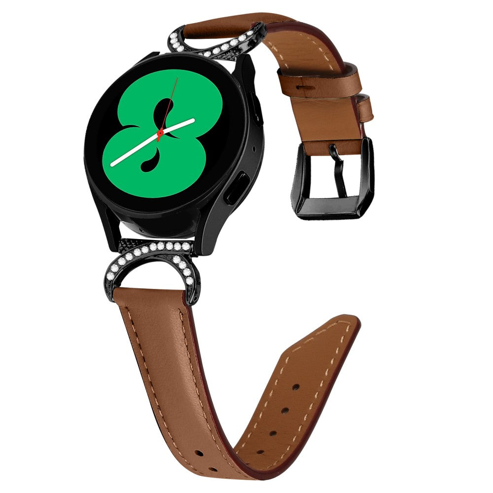 Vildt Flot Kunstlæder Universal Rem passer til Samsung Smartwatch - Brun#serie_6