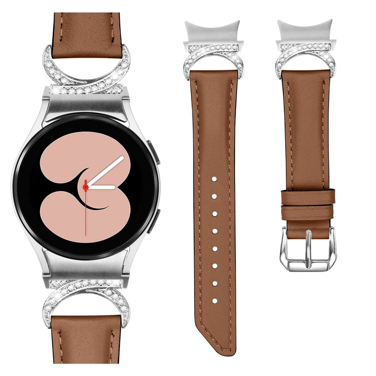 Vildt Rart Kunstlæder Universal Rem passer til Samsung Smartwatch - Brun#serie_6