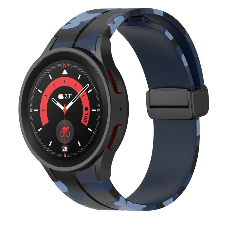 Rigtigt Slidstærk Silikone Universal Rem passer til Samsung Smartwatch - Blå#serie_9