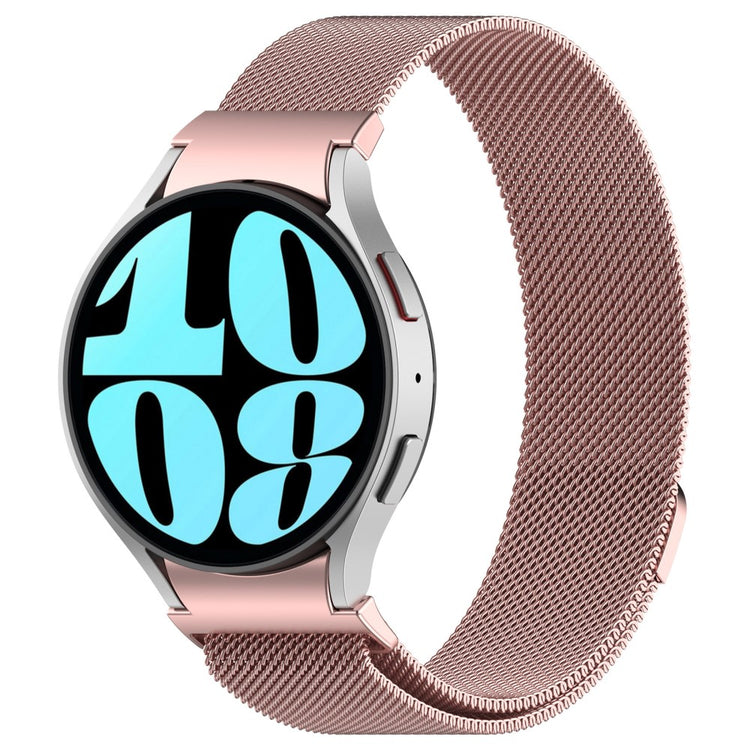 Helt Vildt Smuk Metal Universal Rem passer til Samsung Smartwatch - Pink#serie_4