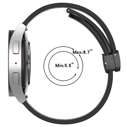 Vildt Smuk Metal Og Silikone Universal Rem passer til Smartwatch - Blå#serie_4