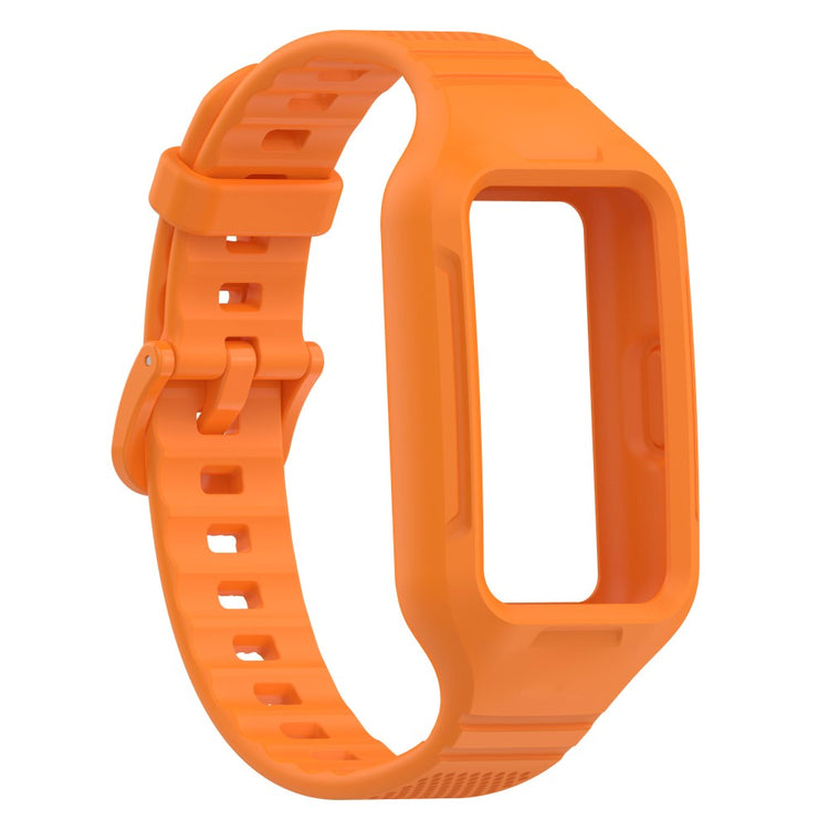 Helt Vildt Slidstærk Silikone Universal Rem passer til Smartwatch - Orange#serie_3