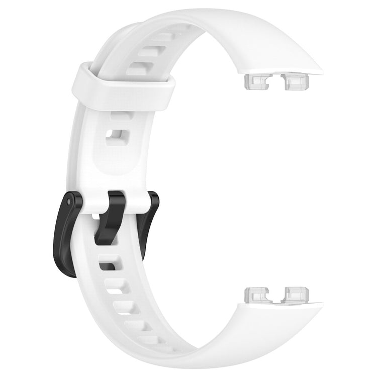 Vildt Elegant Silikone Rem passer til Huawei Band 8 - Hvid#serie_11