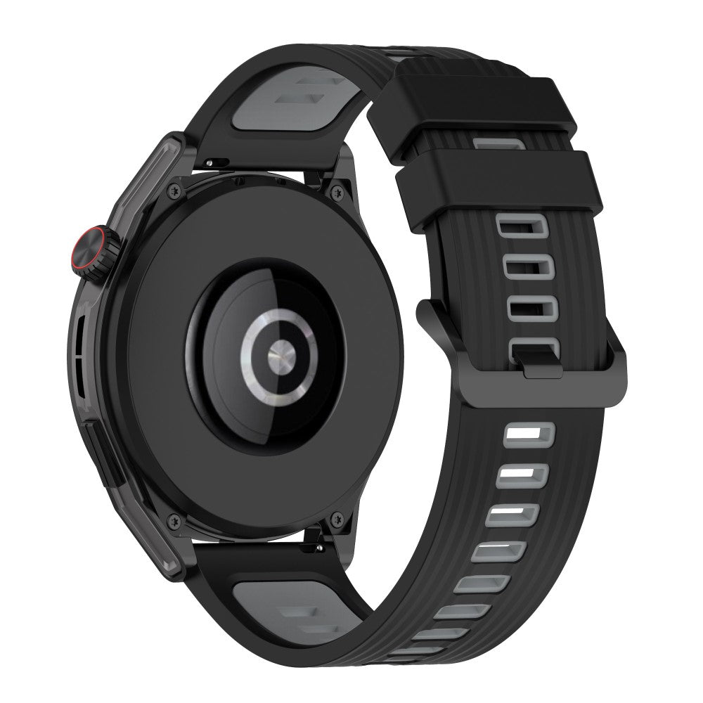 Smuk Metal Og Silikone Universal Rem passer til Smartwatch - Sølv#serie_7
