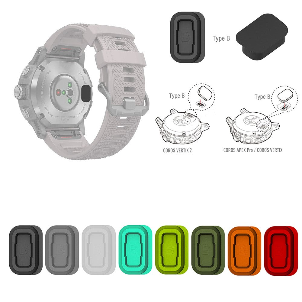 Super Pænt Silikone Cover passer til Coros Smartwatch - Grøn#serie_8