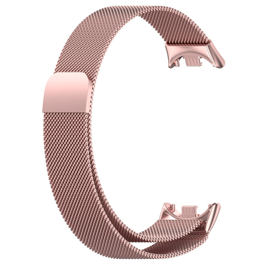 Vildt Nydelig Metal Rem passer til Xiaomi Smart Band 8 - Pink#serie_3