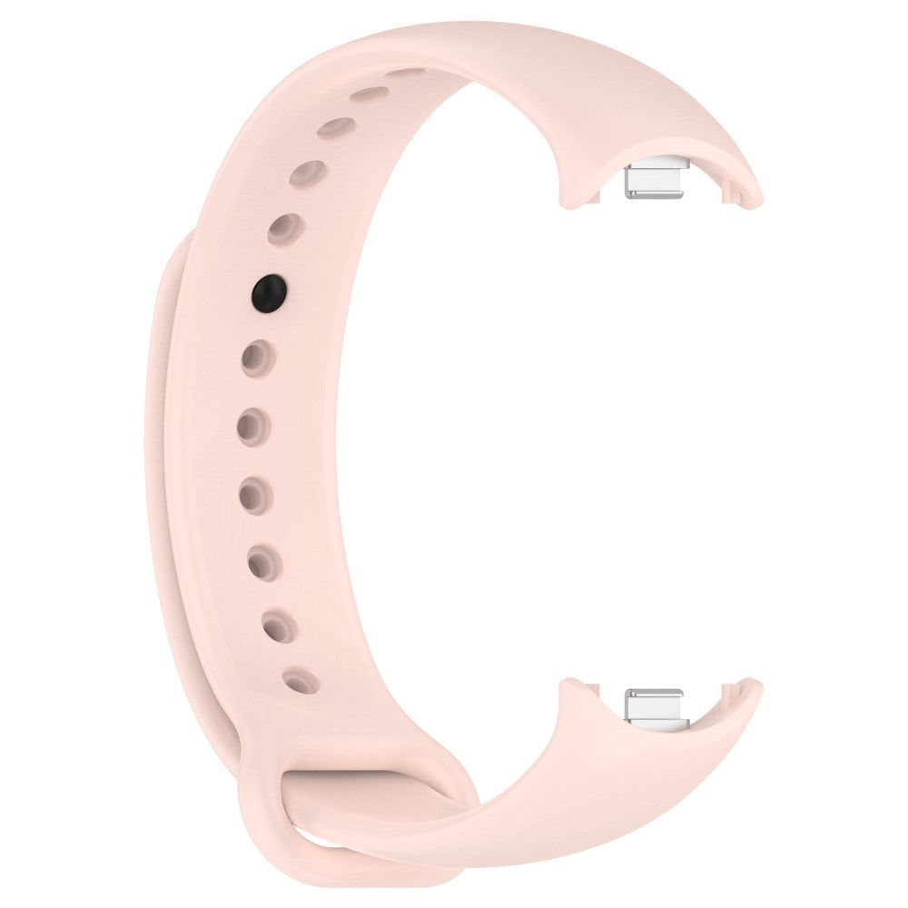 Vildt Flot Silikone Rem passer til Xiaomi Smart Band 8 - Pink#serie_10