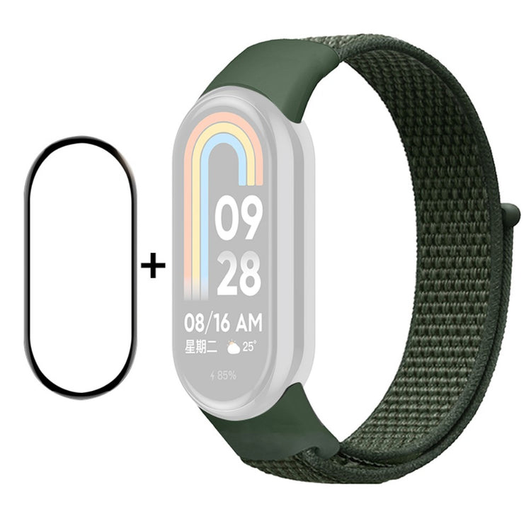 Silikone Skærmbeskytter passer til Xiaomi Smart Band 8 - Grøn#serie_3