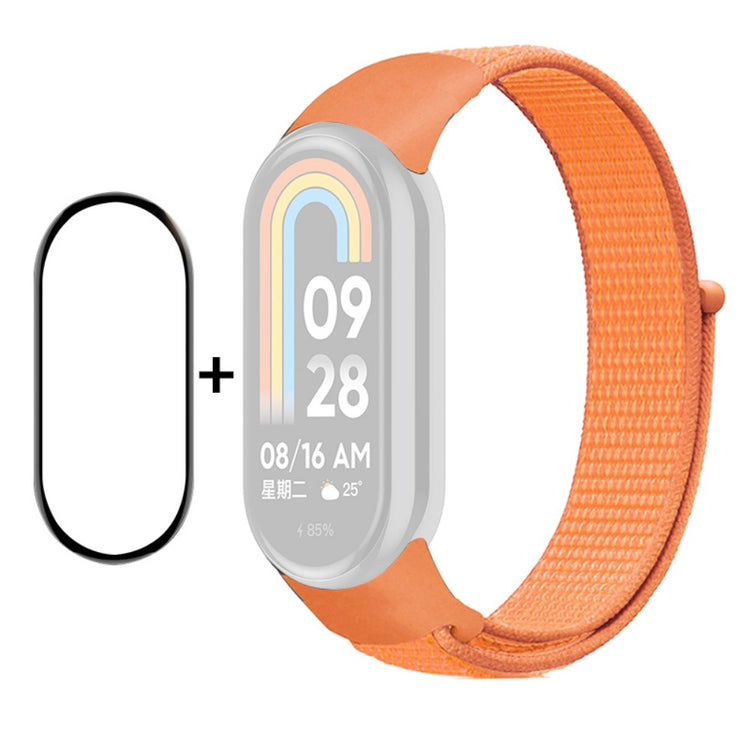 Silikone Skærmbeskytter passer til Xiaomi Smart Band 8 - Orange#serie_7